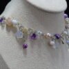Cheshire Cat Purple Necklace