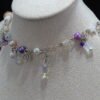 Cheshire Cat Purple Necklace