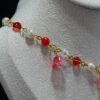 Red Flowers Necklace
