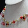 Red Flowers Necklace