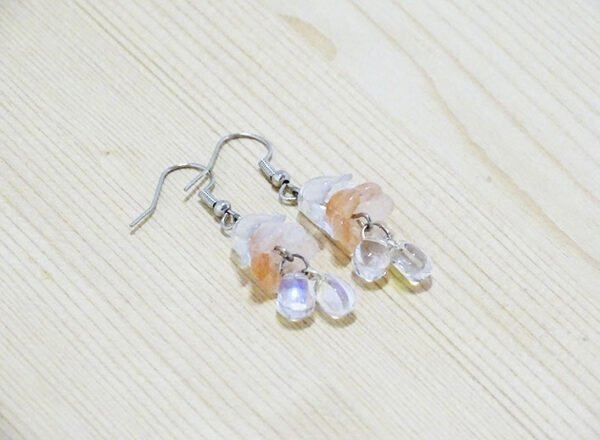 Jellyfish-Orange-Earrings Jellyfish-Orange-Earrings