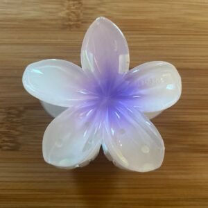 Yellow Hibiscus Flower Hair Clip