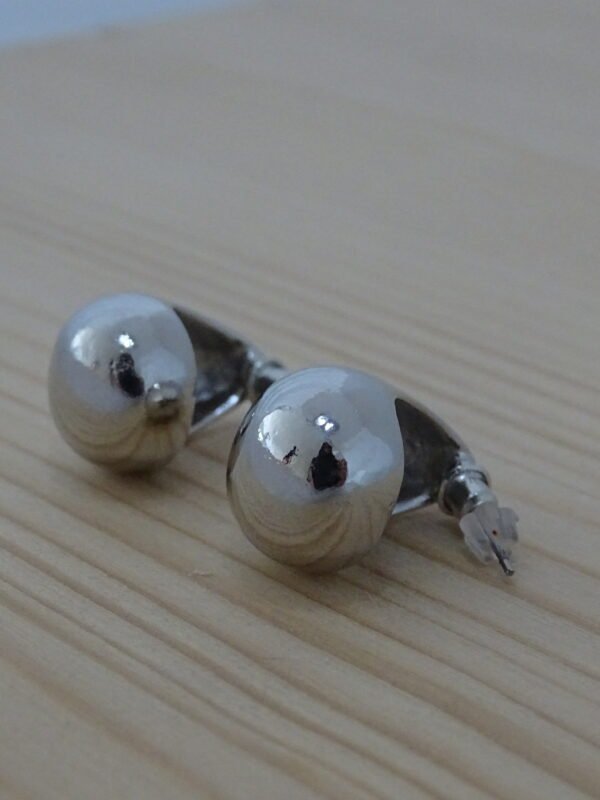 Drippy Silver Earrings