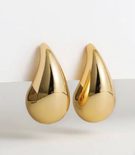 drippy gold Raindrop Earings