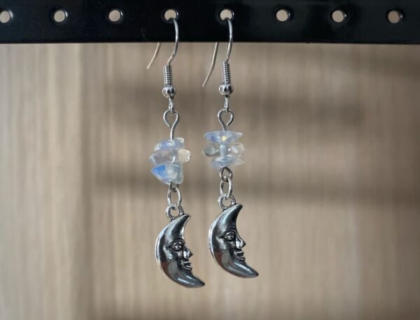 maan oorbellen Crescent Moon Earings