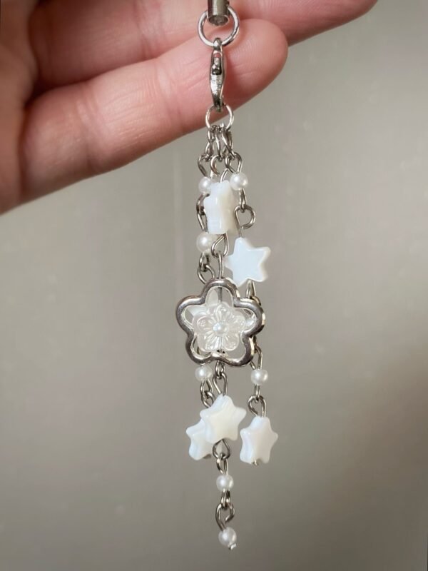 stars key Pearly Night Phone Charm