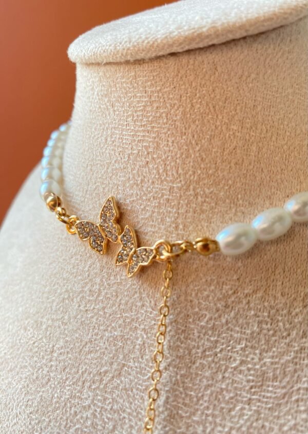 vlinder ketting Mirabel Stainless Steel butterfly Nacklace