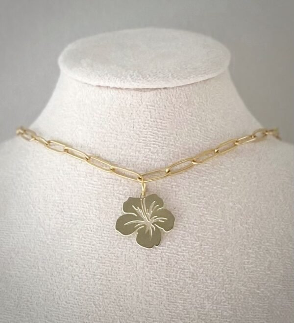 zomer bloem ketting Hibiscus Necklace
