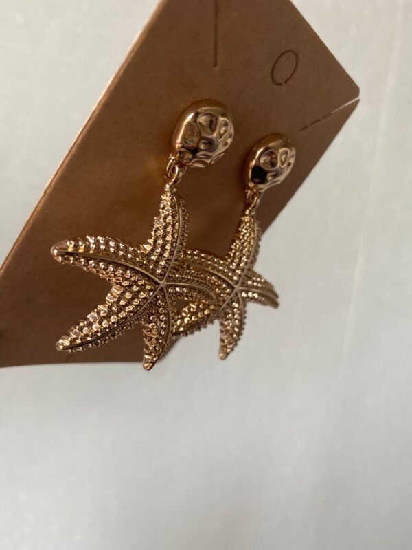 zee ster oorbellen starfish Earring