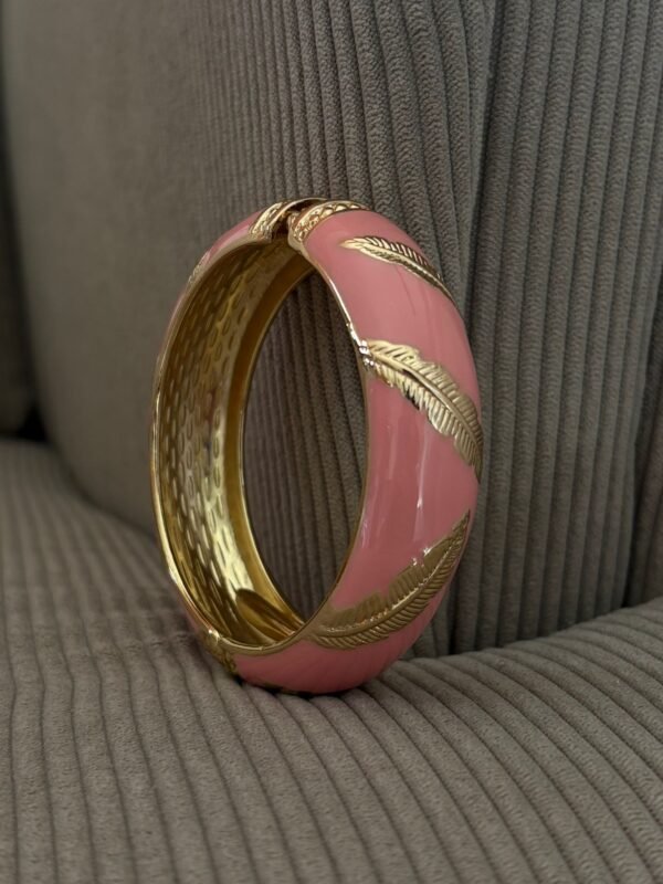 pink leaf Paradise Leaf Bangle