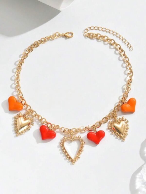 Hearts All Over Charm Necklace