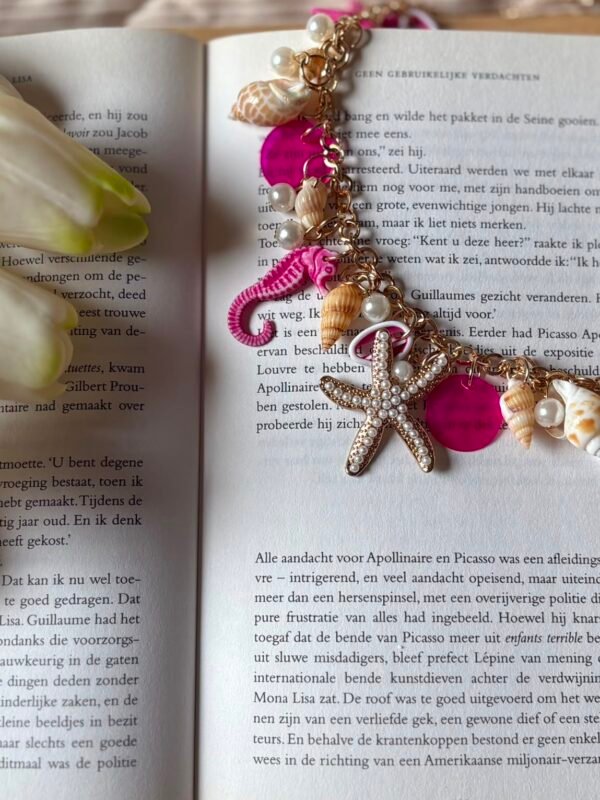 pink charm nacklace 2 Pink Oceancore Nacklace