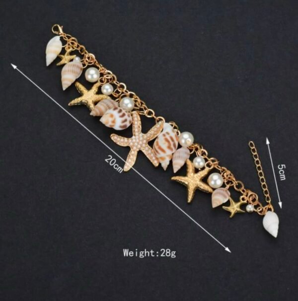 starfhis 1 Golden Mermaid Cove Charm Bracelet